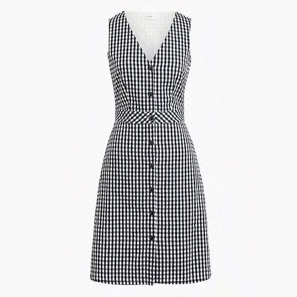 J. Crew Factory Dresses & Skirts - NWT J.Crew V-Neck Button Front Gingham Dress